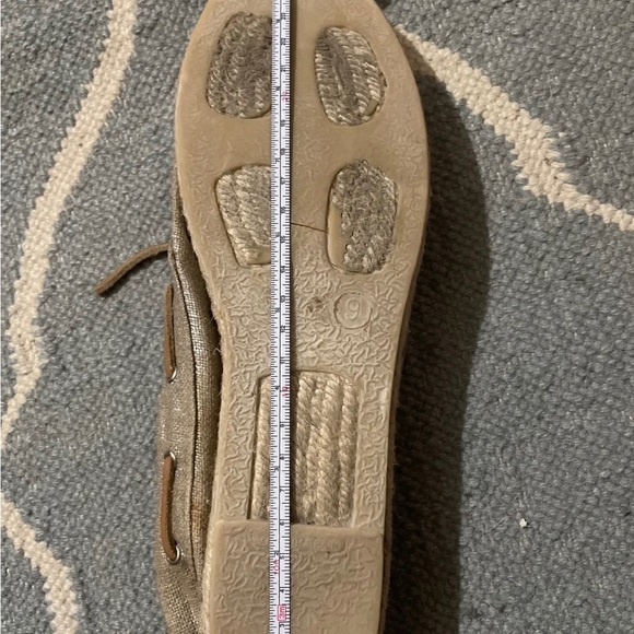 Tory burch metallic espadrille (boating) shoes sz 9 (fits me though & im a 8.5) - Picture 6 of 8